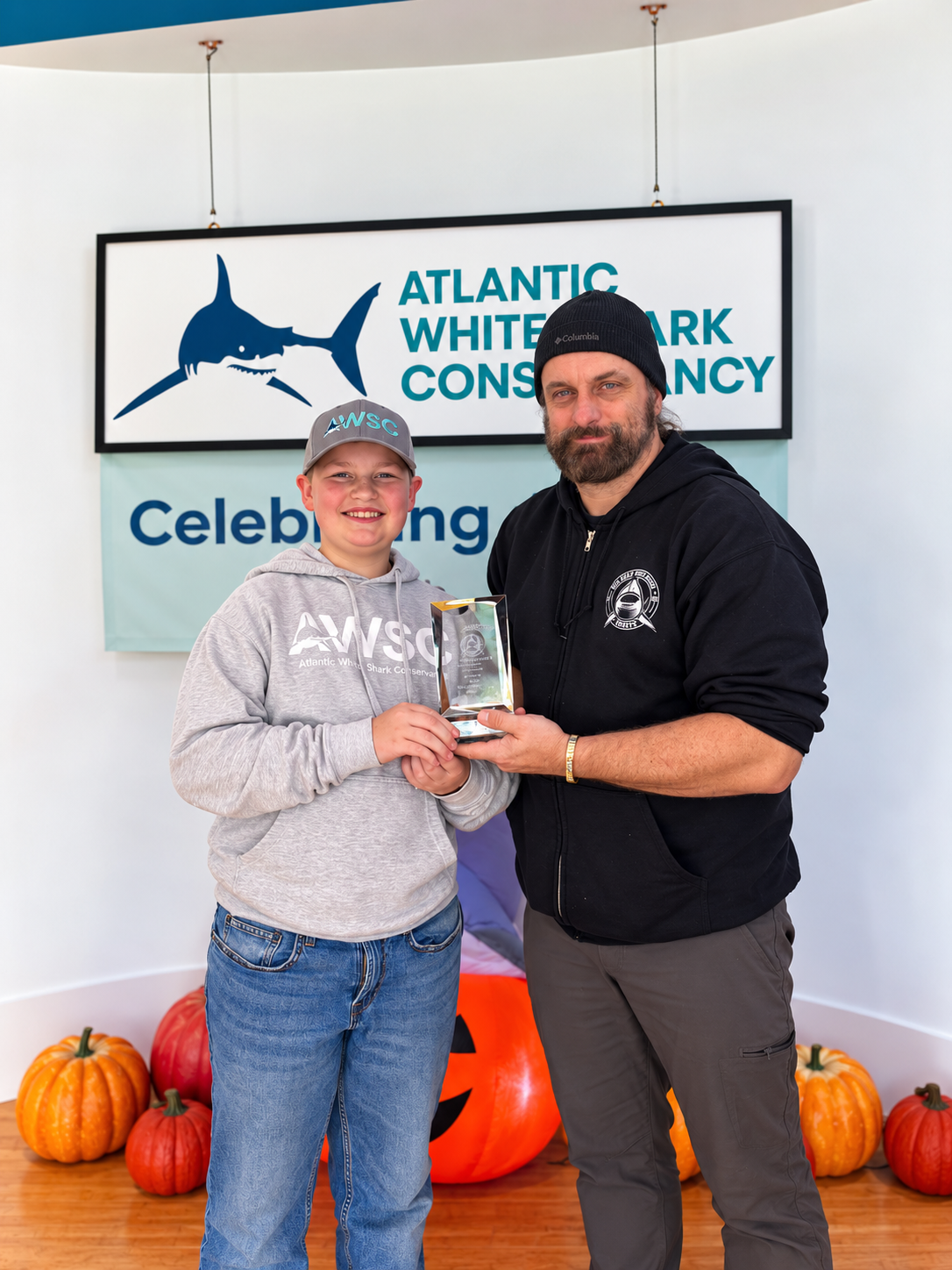Gulf Great White Shark Society Honors Massachusetts Youth at AWSC Shark Center